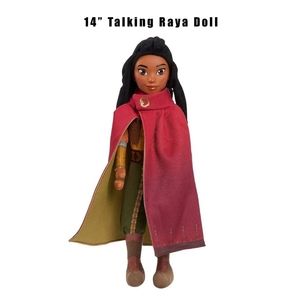Disney's Raya And The Last Dragon 14” Interactive Talking Plush Toy Doll 3+ NEW